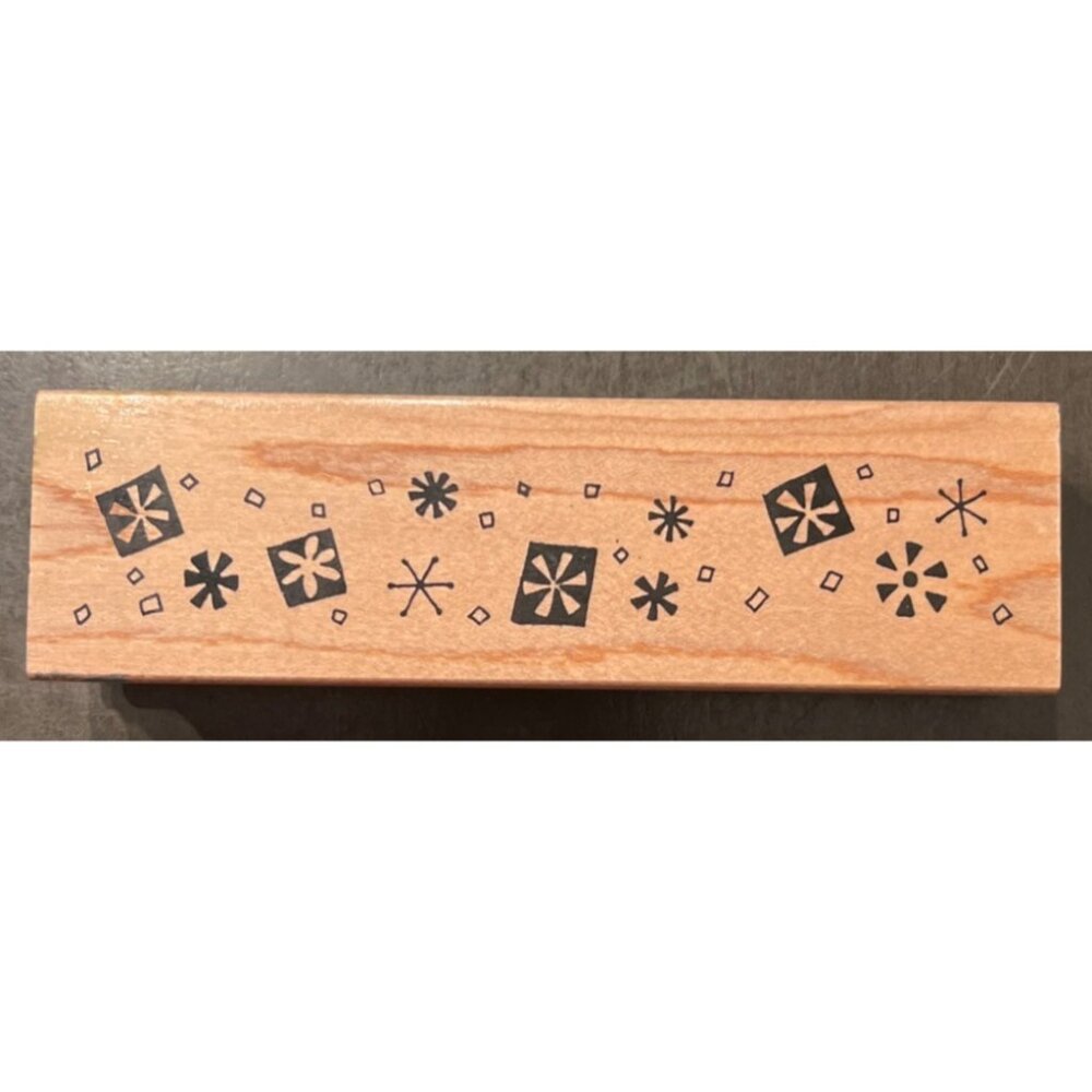 Great Impressions Rubber Stamp H153 Snowflake Design For Crafting & Scrapbooking